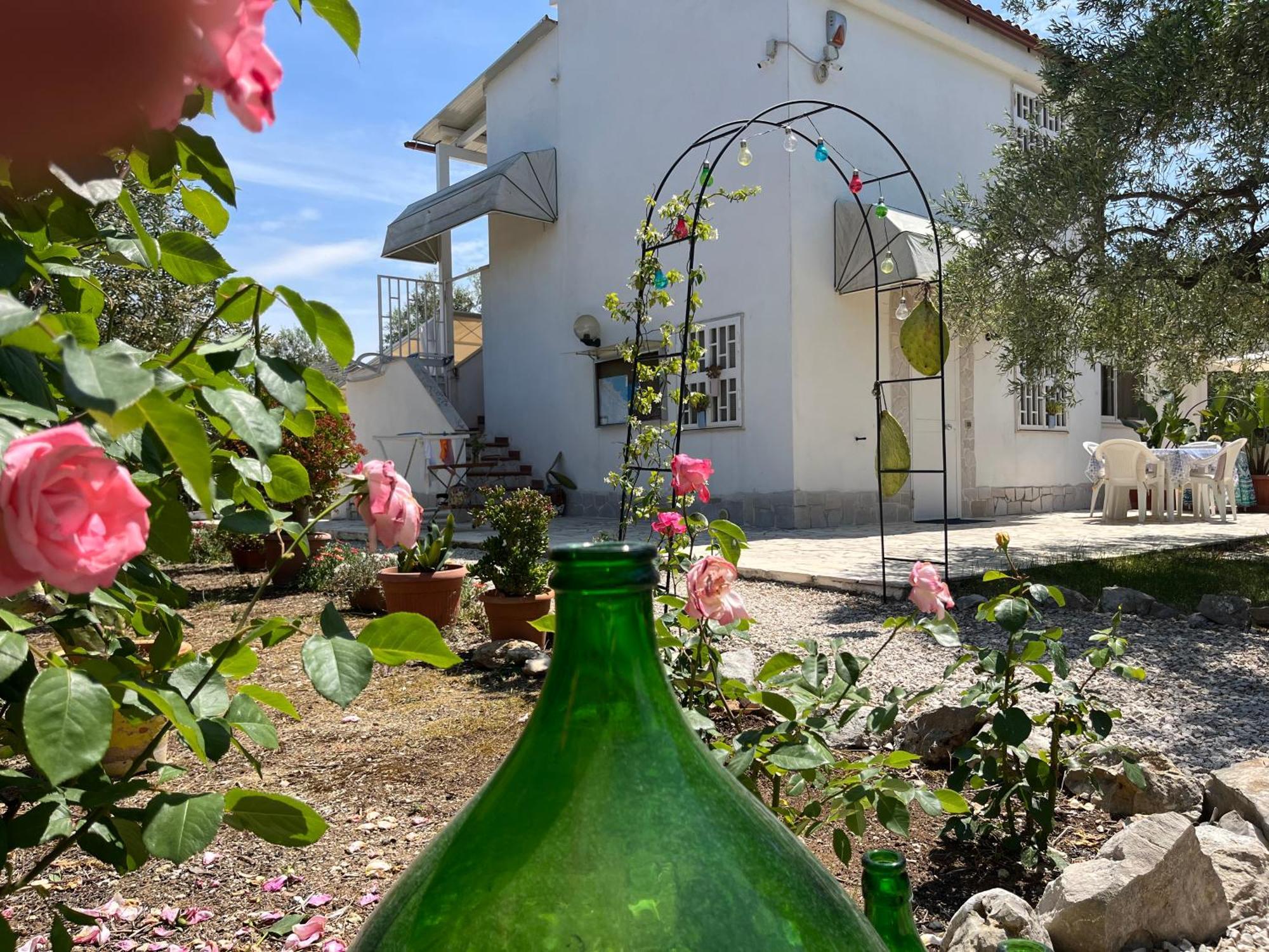 B&B Villa Mediterranee Con Parking Space Trani Eksteriør billede